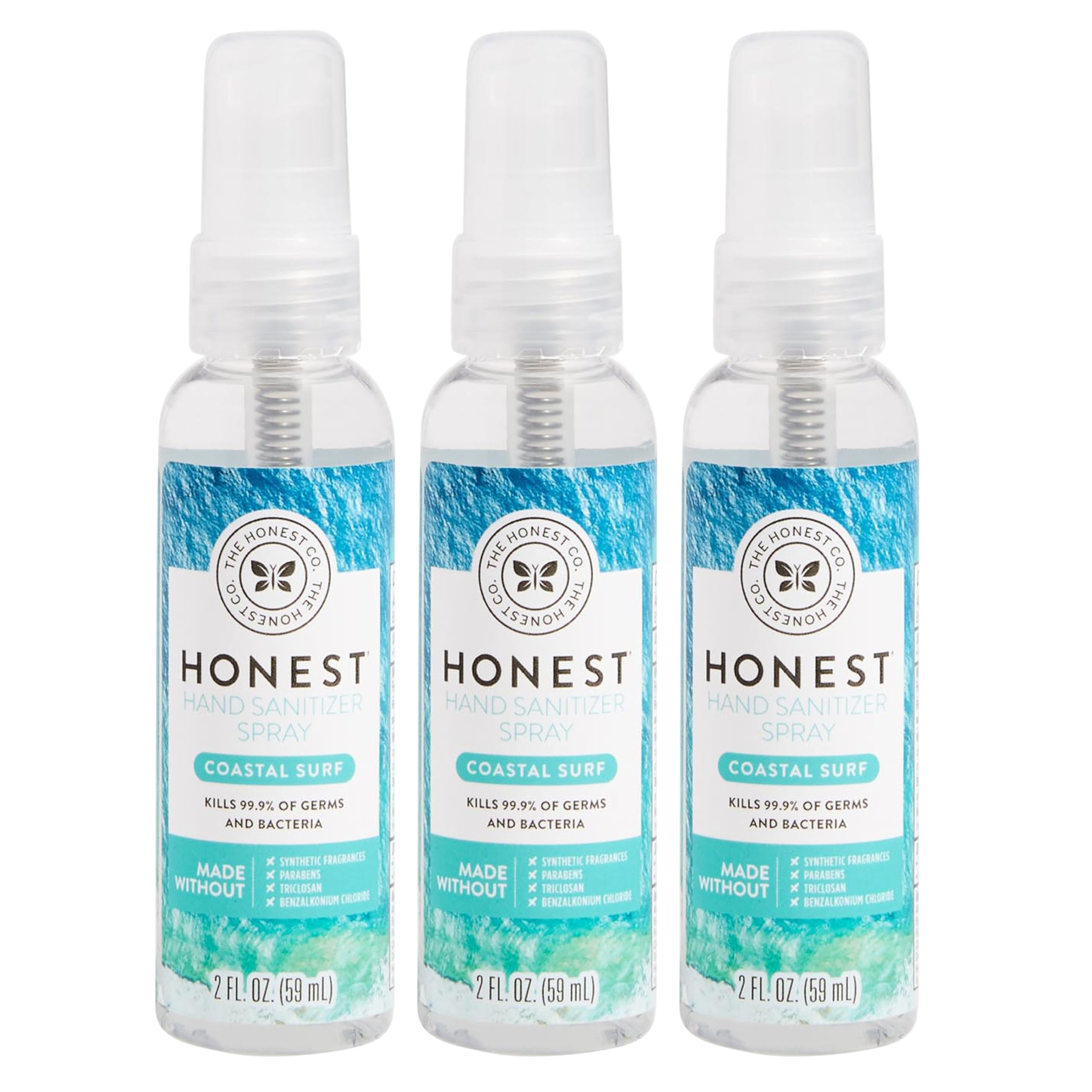 The Honest Company Plant-Based Hand Sanitizer Spray | Kills 99.9% of Germs | Hypoallergenic, Quic... | Amazon (US)