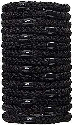 L. Erickson Grab & Go Ponytail Holders, Black, Set of Fifteen - Exceptionally Secure with Gentle ... | Amazon (US)