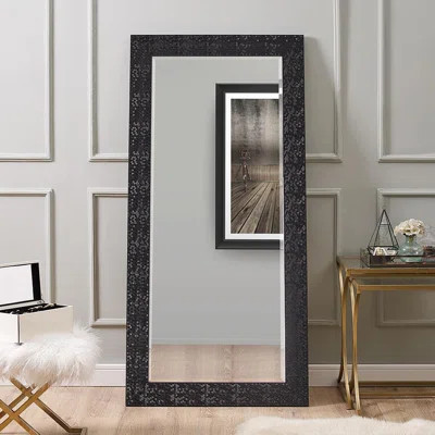 Laux Mosaic Large Floor Mirror, Full length Mirror, Full Body Mirror, Standing Mirror 66"L x 32"W | Wayfair North America
