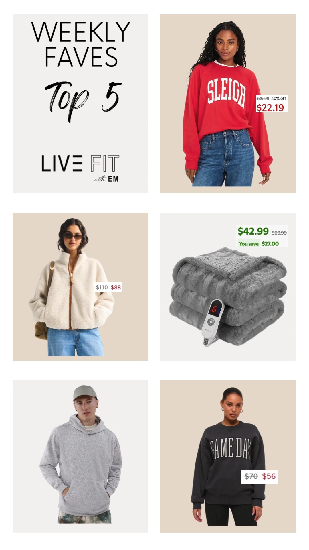 Weekly faves just dropped and the vibes are very main character energy. Tiny joys, big mood boost, zero gatekeeping of the good stuff today ✨🌸☕️
#LTKFinds #StyleInspo #FashionEdit #OOTDGoals #LTKStyle #TrendingNow #LifestyleCurator #OutfitInspiration #LTKCreator #WeeklyFavorites 

 #LTKootd #LTKSeasonal #LTKSaleAlert
