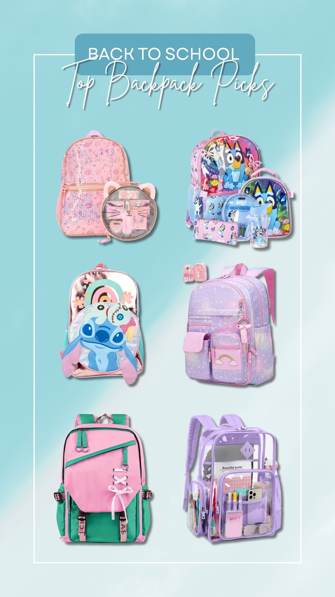 BACKPACK TOP PICKS🎒
We’ve rounded up several backpack options that check all the boxes—cute, functional, and kid-approved! 

#LTKKids #LTKFamily