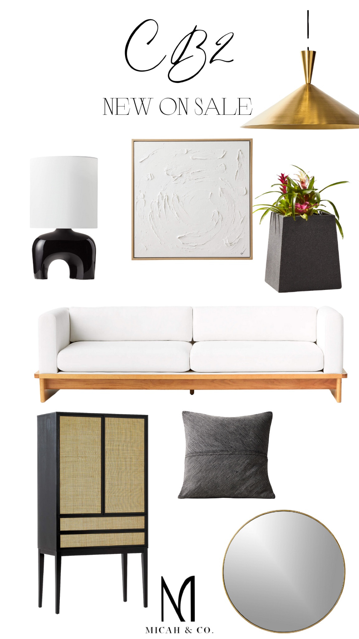 Newly on sale at CB2!🖤 

@micahabbanantodesigns

#timelesswithanedge
#micahandco