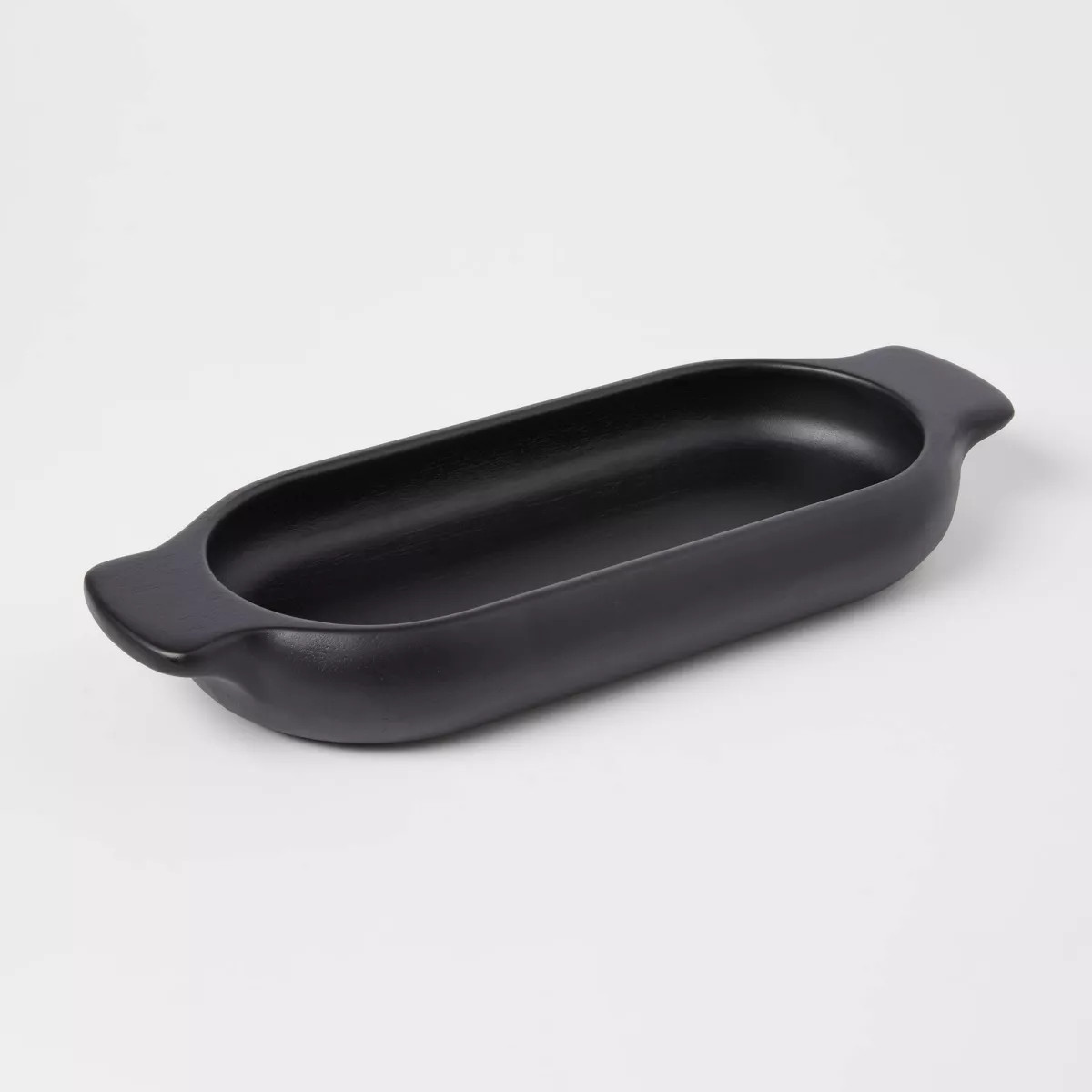 60oz Acacia Modern Dough Bowl Black - Threshold™ | Target