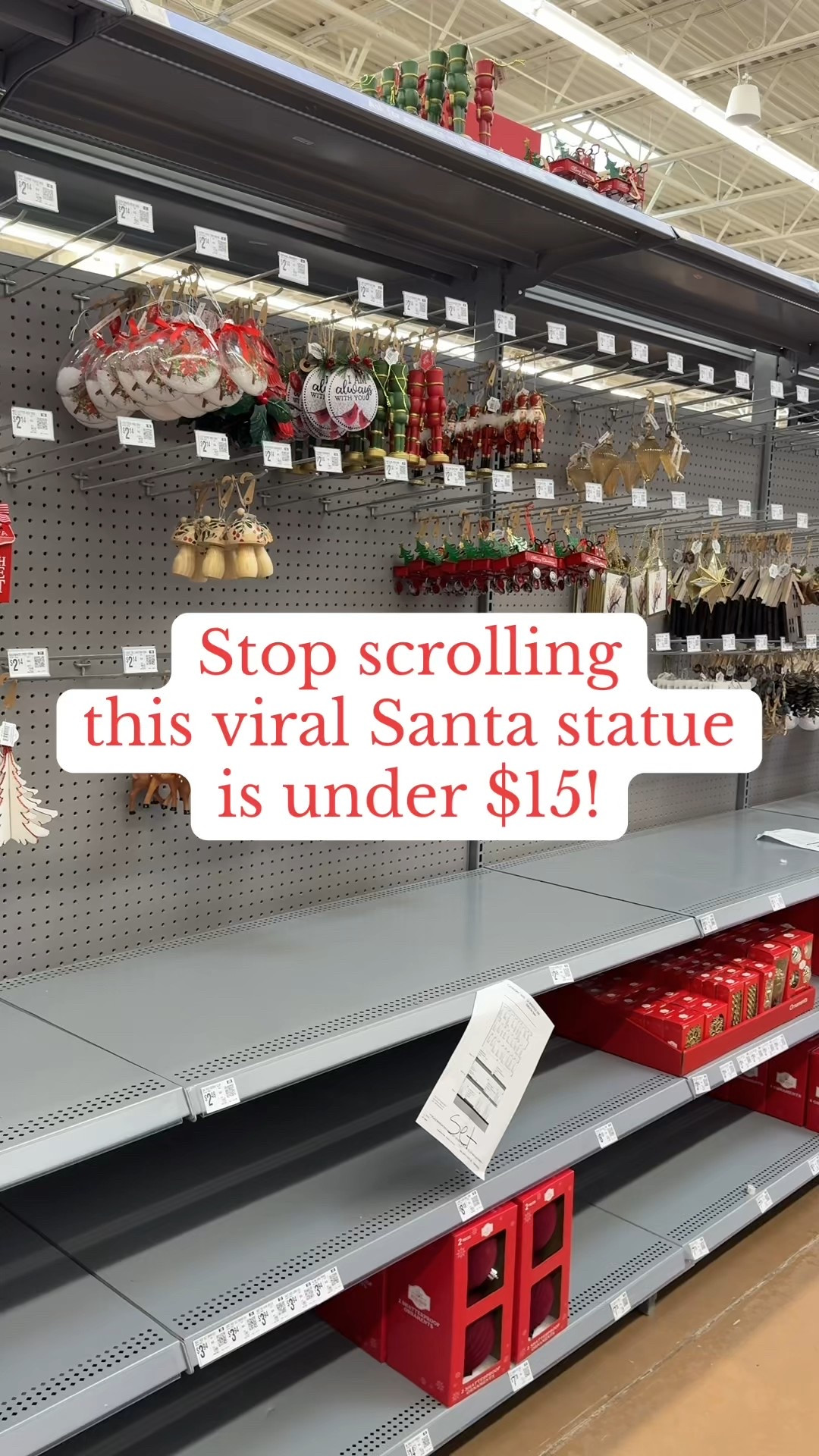 Had to share this, a Santa bust at Walmart for less than $15 that looks super high-end. Perfect for mantels or tables, and I’m pretty sure these won’t last long. #christmasdecor 

#LTKHome #LTKFindsUnder50 #LTKSeasonal