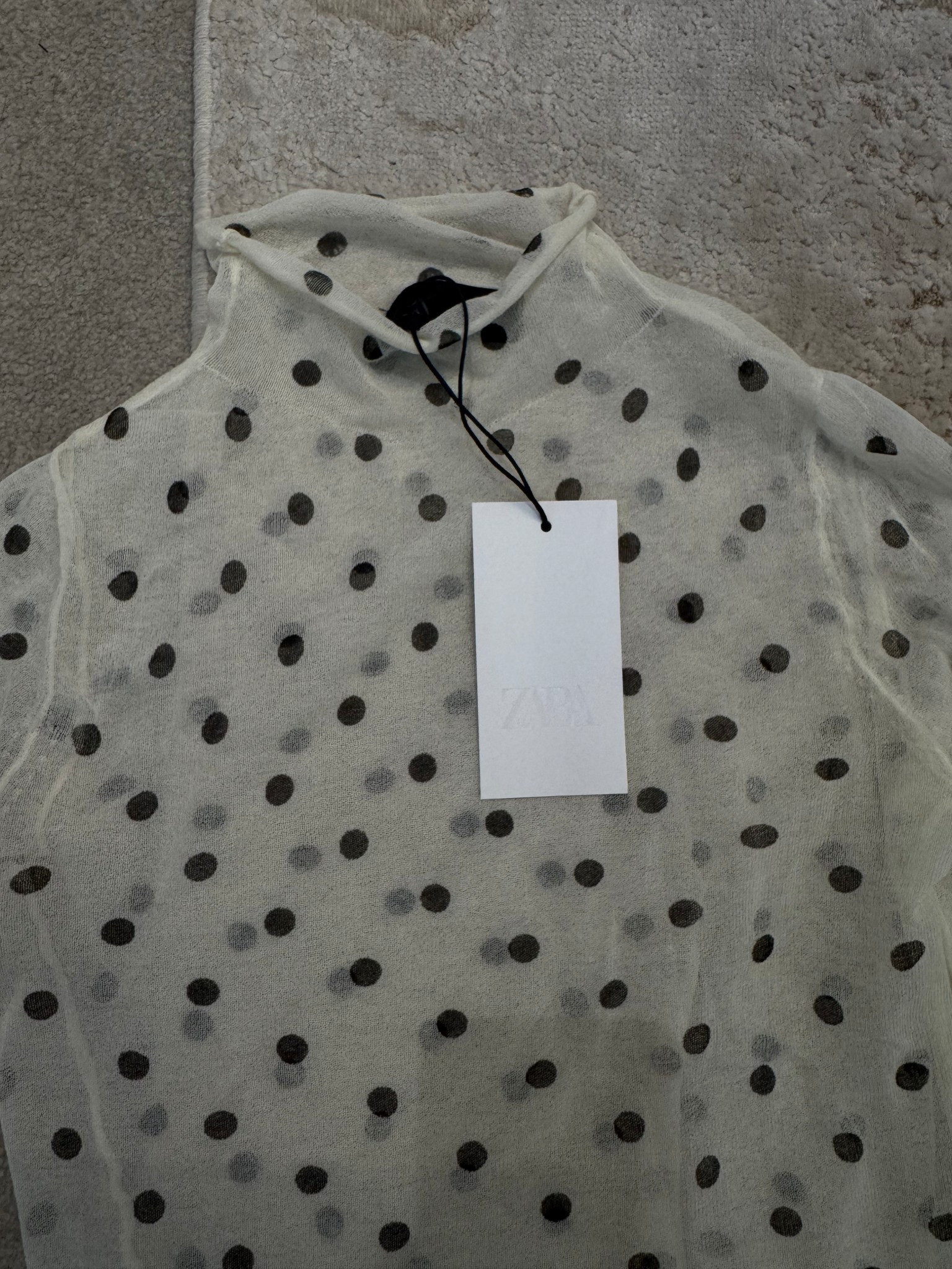 Zara. Zara new in. Zara tops. Long sleeve top. Sheer top. Polka dot top  

#LTKstyletip #LTKuk #LTKspring