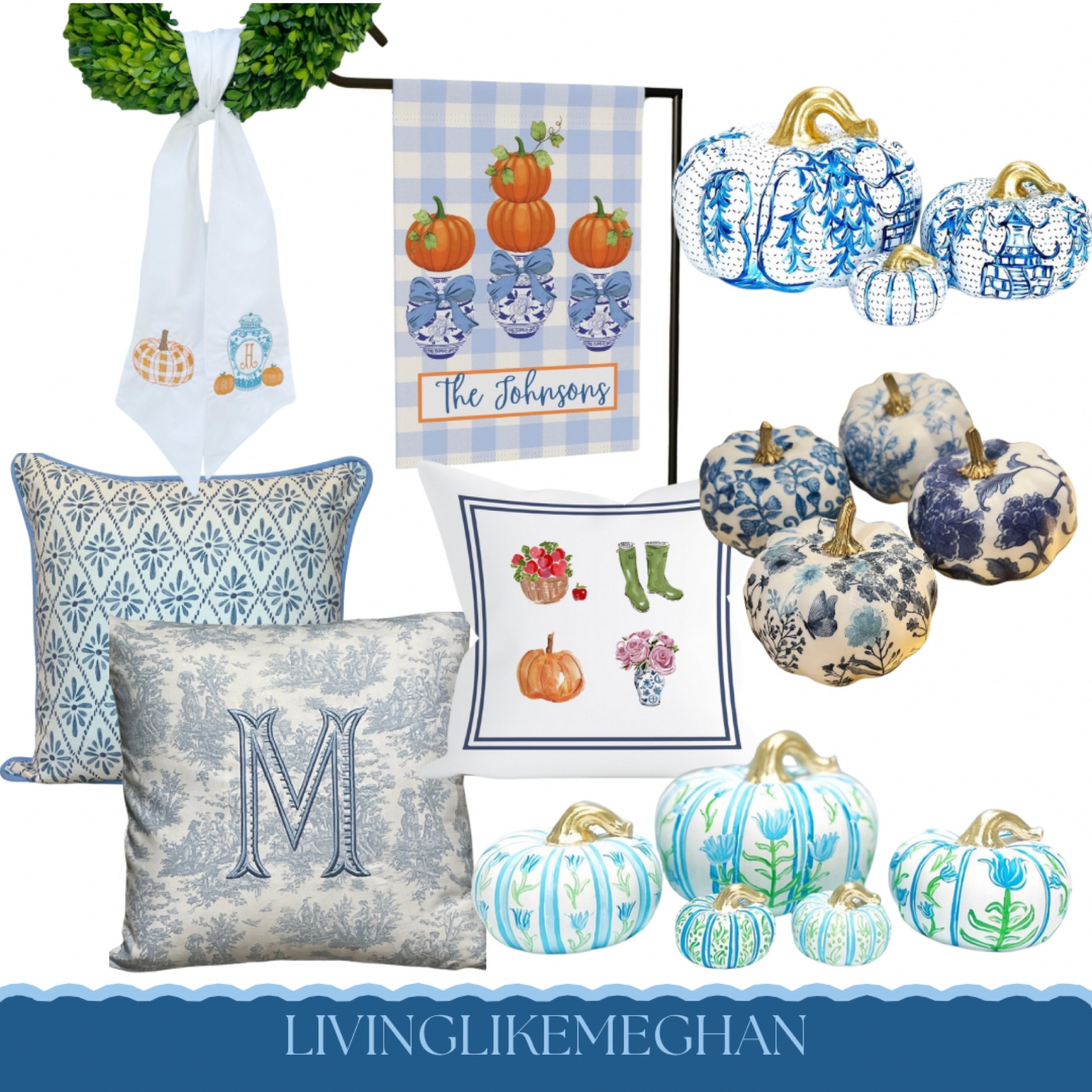 Grandmillennial Fall Decor





Blue and white decor, embroidered pillow, wreath sash, painted pumpkin, grandmillennial fall, blue and white fal, southern holiday, southern home, toile Halloween, toile fall, Etsy finds

#LTKFindsUnder100 #LTKSeasonal #LTKHome