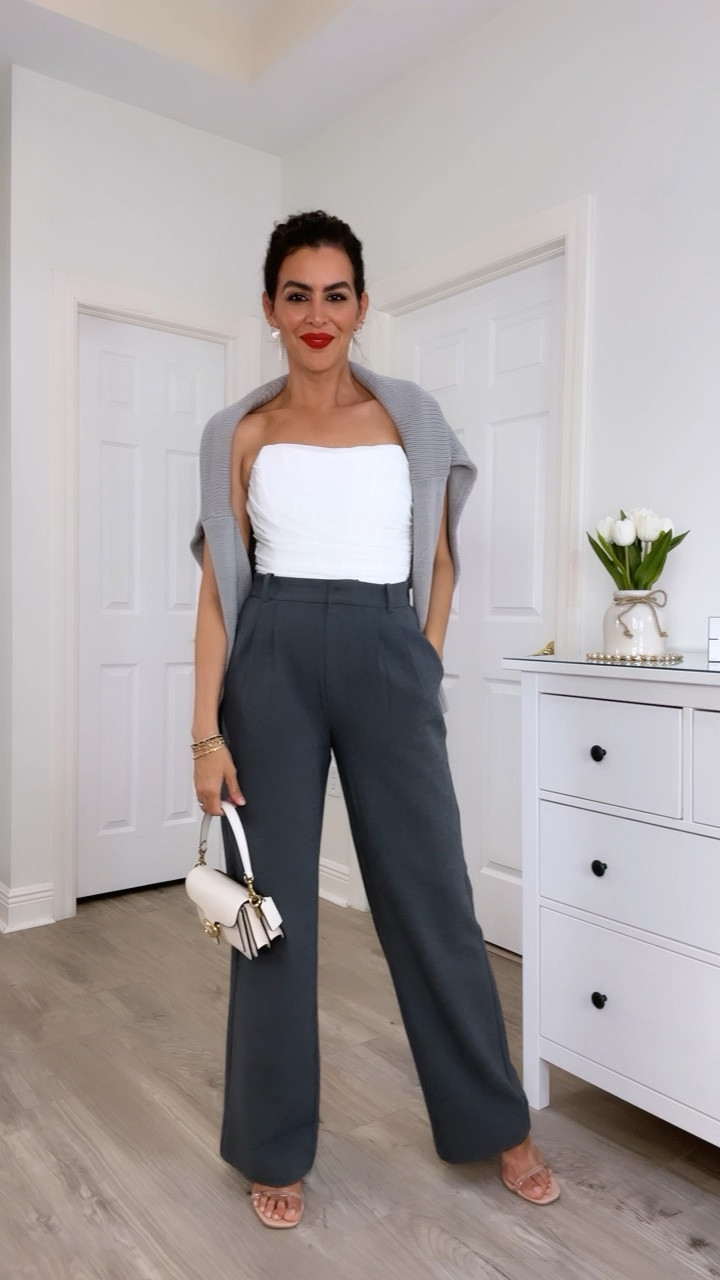 Wearing a size 27 in pants. Size S in closet top. Sweater in size M, is very oversized. Shoes tts. Lipstick is : feels so grand. 
#LTKMostLoved 

#LTKVideo #LTKover40