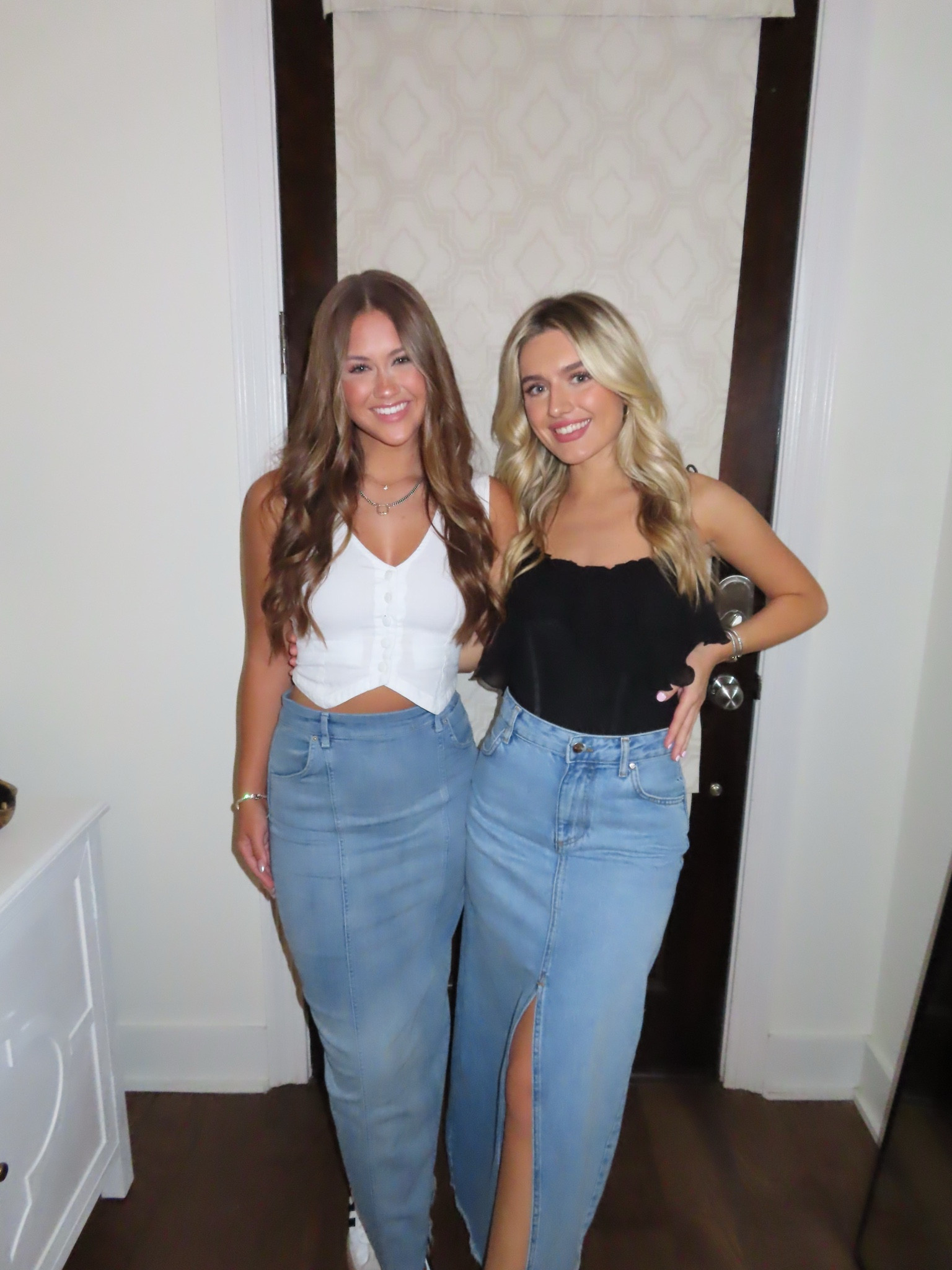 The cutest denim maxi skirt!!! Friday Nights in BR🐯🩷

#LTKxMadewell