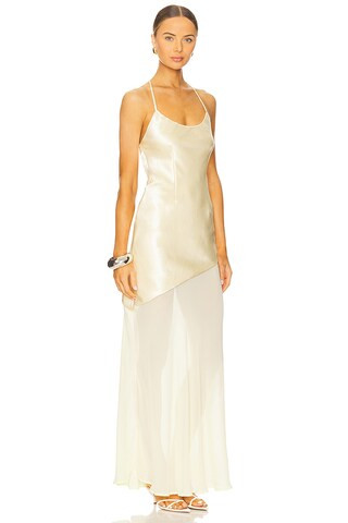 Samani Maxi Dress in Lemon | Revolve Clothing (Global)