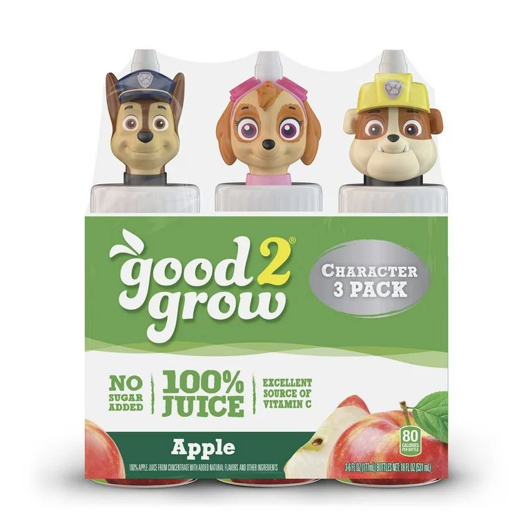 good2grow 6oz 100% Apple Juice 3 pack (Character Tops Vary) | Walmart (US)