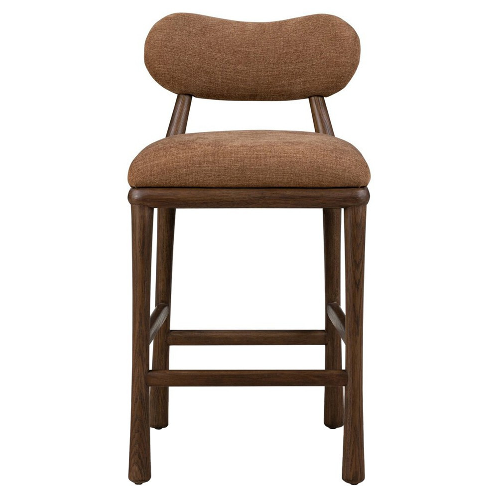 Juna Laughlin Ochre Counter Stool | Kathy Kuo Home