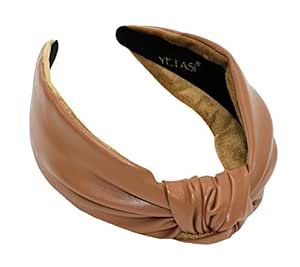 YETASI Brown Headbands for Women are Adjustable. Brown Knotted Headband is a Classy Fashion Head ... | Amazon (US)