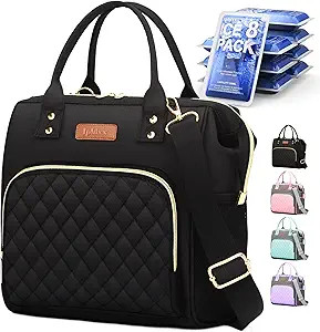 Lunch Bags for Women: Insulated Lunch Box for Women Adults, Lunch Cooler Bag, Leakproof Lunch Tot... | Amazon (US)