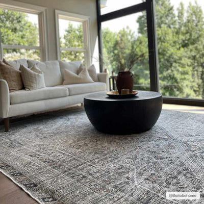 Barny Beige Washable Area Rug | Boutique Rugs