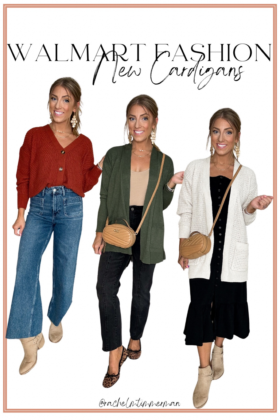 New Walmart fashion cardigans! These get me so excited for fall 🙂 all around $20 and come in several colors. All super soft as well! Jeans and dress AND shoes are Walmart as well! All run TTS.

Walmart Fashion. Walmart Finds. LTK under 50. Cardigan style. 