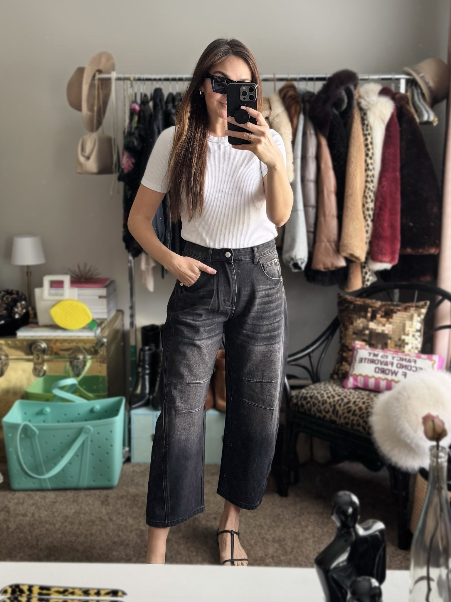 Black denim barrel jeans on sale!
Only $35 🙌  10+ washes to choose fromm

Runs TTS; wearing a 6

Amazon, Amazon Prime, Amazon Fashion, Amazon sales

#LTKSaleAlert