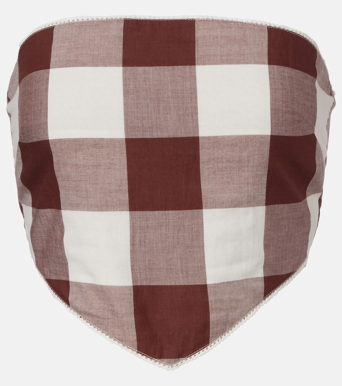 Callie gingham cotton crop top | Mytheresa (US/CA)