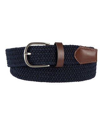 Club Room Men's Comfort Stretch Braided Belt, Macy's Exclusive - Macy's | Macy's