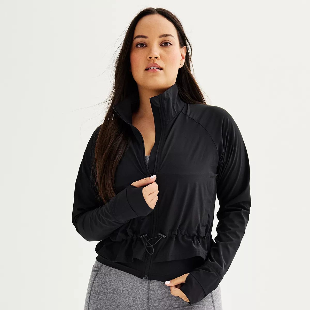 Women's FLX Convertible Active Peplum Jacket | Kohl's