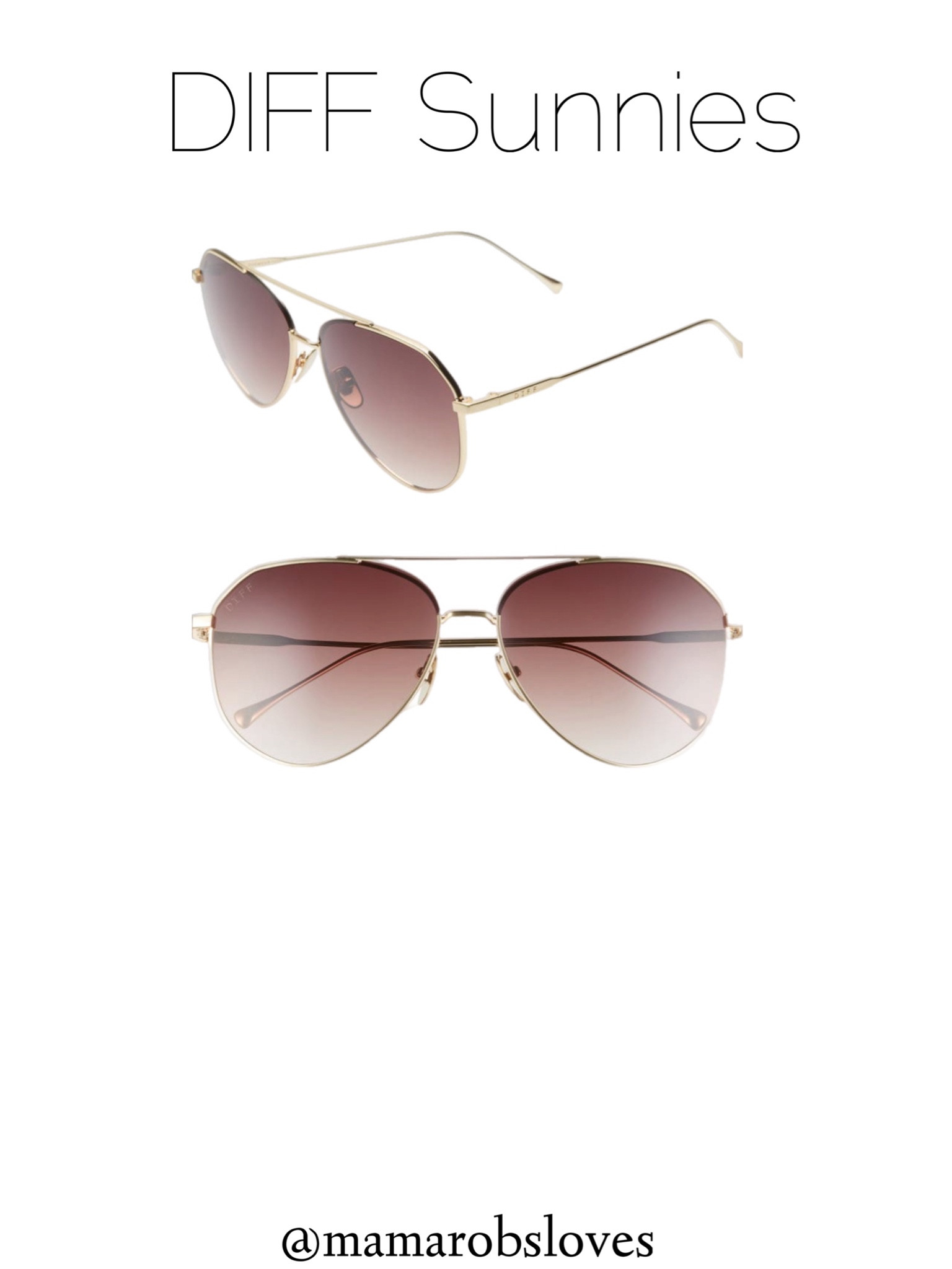 One of your most loved items of the day 💖

Diff
Sunnies
Sunglasses 

#LTKstyletip #LTKover40 #LTKSeasonal