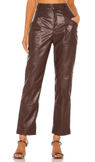 Ronny Kobo Katie Pants in Brown. - size S (also in M, L) | Revolve Clothing (Global)