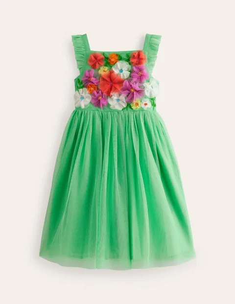 Appliqué Tulle Dress | Boden (US)