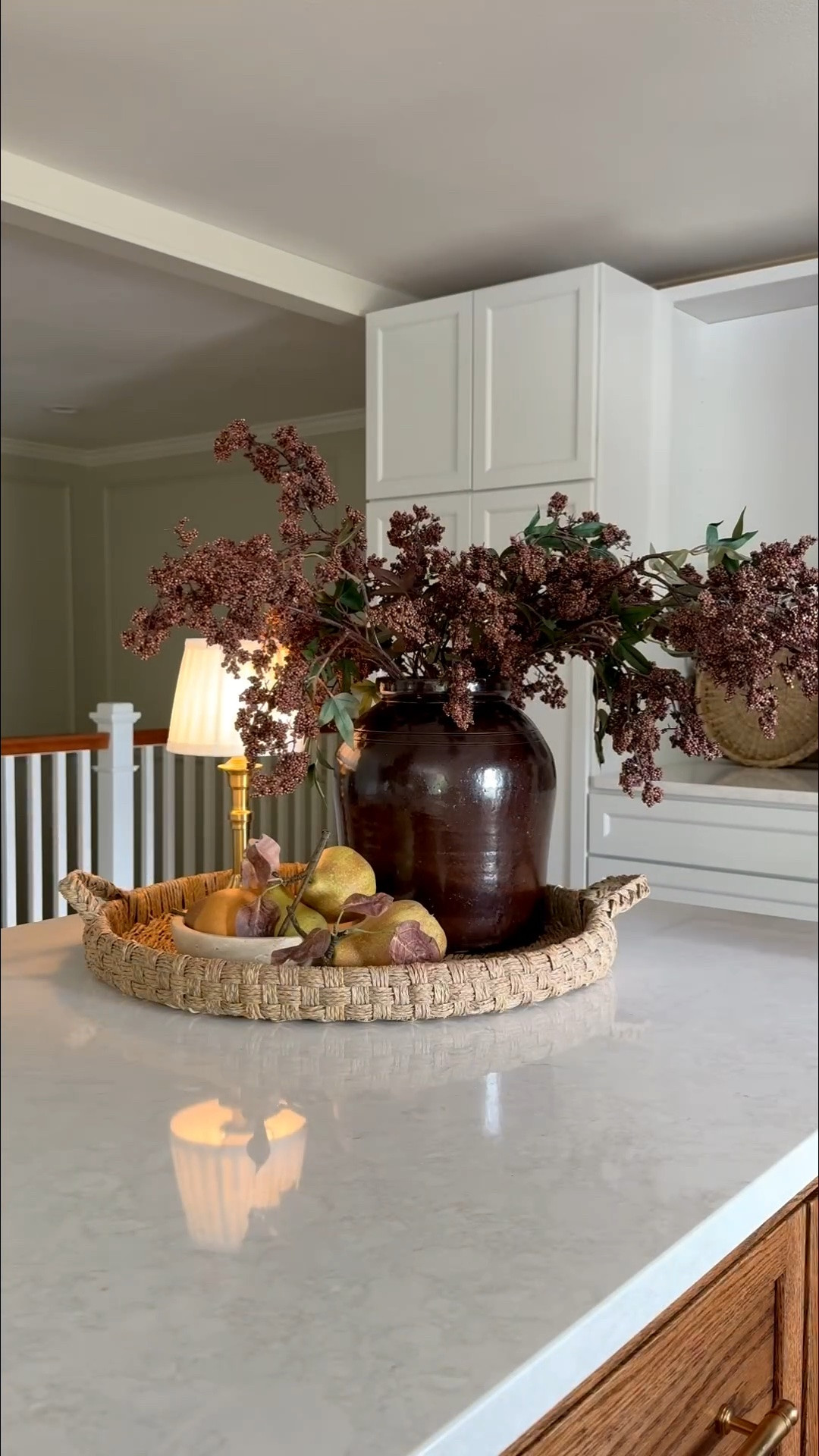 Detailed & Value-Driven (Best for Instagram/Pinterest)
Foraged or faux? They’ll never know! 🍂✨
You don't need a trip to the woods to get that cozy, high-end fall aesthetic. Ultra-realistic autumn stems offer the rich tones of peak foliage without the mess of drying leaves or wilting branches.
 Choose warm color palettes: Opt for deep rust, muted terracotta, rich burgundy, and golden amber stems for an authentic autumn feel.
 Style with vintage vessels: Pair moody foliage with amber glass jugs, distressed terracotta pots, or vintage stoneware crocks.
 Shape for natural movement: Bend and arch the stems slightly to mimic natural, wind-blown branches rather than stiff, artificial arrangements.
Add effortless autumn warmth to your kitchen island, fireplace mantel, or entry table that lasts clear through Thanksgiving.
Save this post for your fall home styling inspiration! 📌

#LTKSeasonal #LTKHome