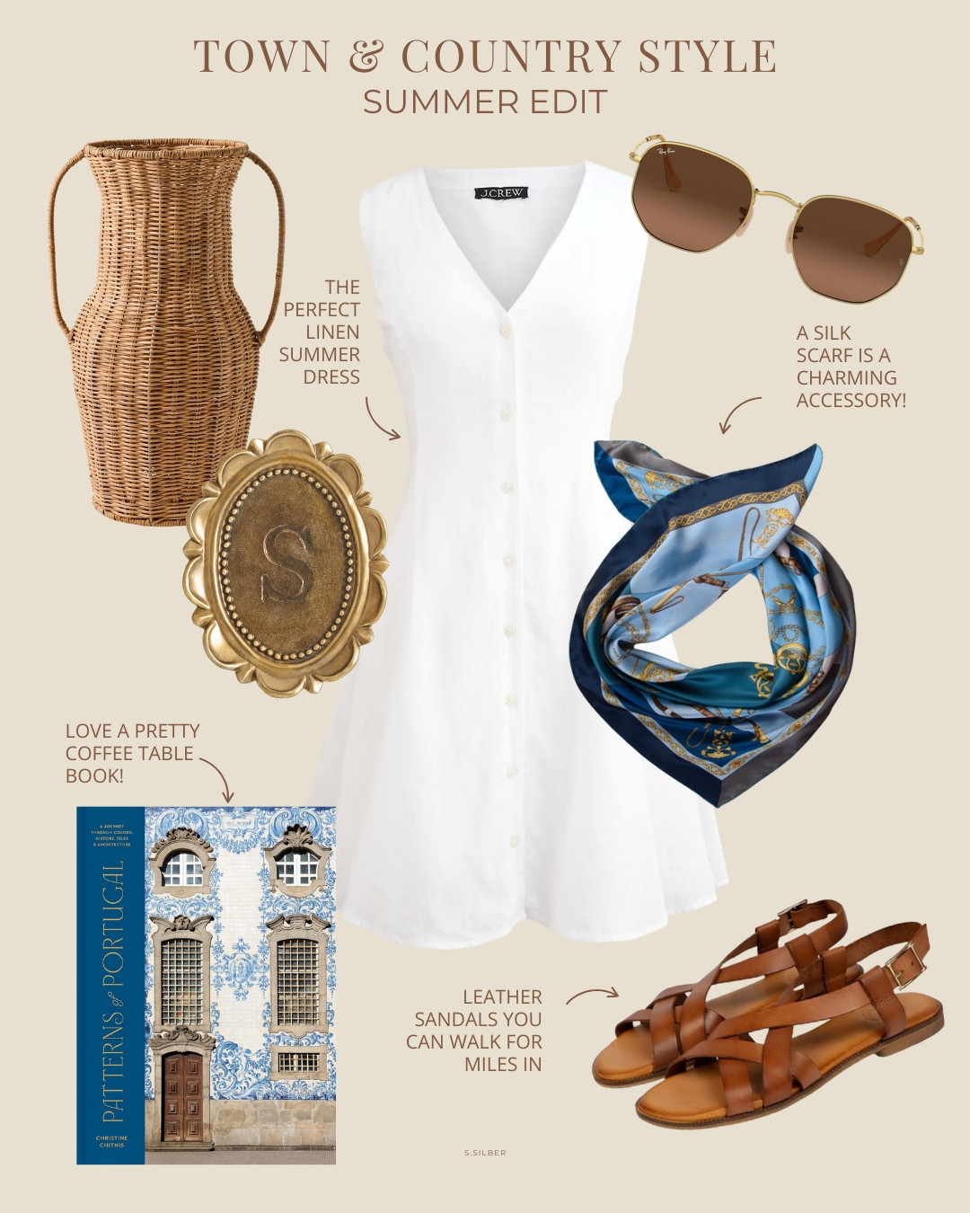 Summer home decor and outfit idea perfect for strolling city streets or the countryside!

J.Crew, Nordstrom, Magnolia, Anthropologie, Amazon, Penelope Chilvers, summer outfit, European style, coffee table book, sunglasses, white dress, linen dress, silk scarf, leather sandals, Stefana Silber 

 

#LTKSeasonal #LTKFindsUnder100 #LTKFindsUnder50