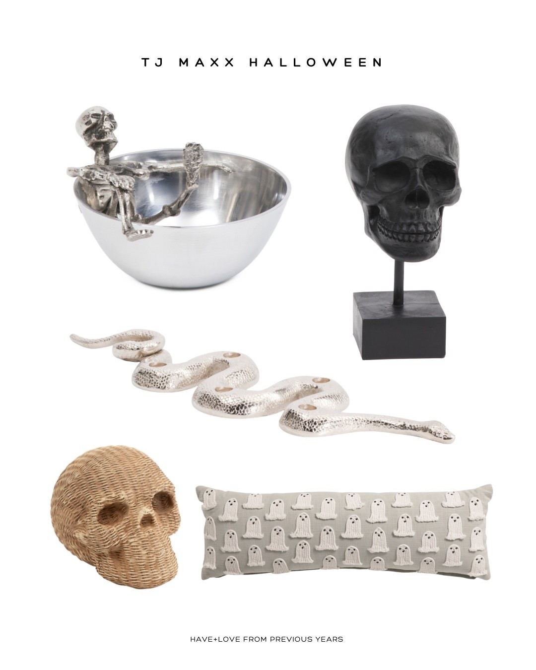 Some tj maxx Halloween new arrivals that i have from preview years!

Tj maxx Halloween, neutral halloween decor, halloween decor 

#LTKSeasonal #LTKHome #LTKFindsUnder50