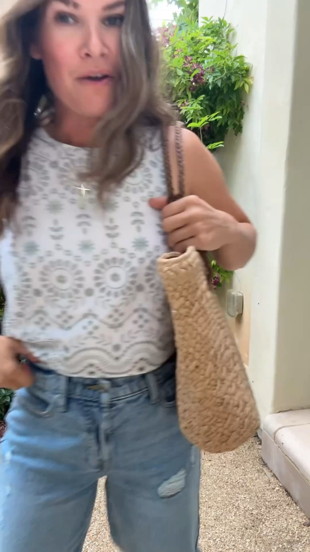 Same top, completely different vibe ✨ I love finding pieces that can be styled multiple ways. These Walmart jeans, the cutest Target bag, and this embroidered top make the perfect casual summer outfit.

#LTKootd #LTKgrwm #LTKvlog