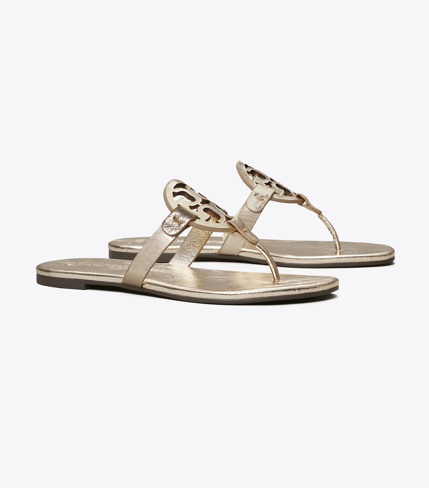 MILLER SOFT METALLIC SANDAL, Tory Burch Metallic Sandals, Tory Burch Miller Sandals, Vacation Sandal | Tory Burch (US)