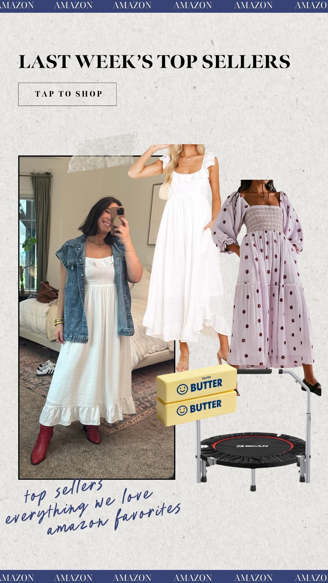 Last weeks top Amazon sellers! Spring dresses, my rebounding trampoline & fidget toy! 

#LTKselfcare #LTKSeasonal #LTKmomlife