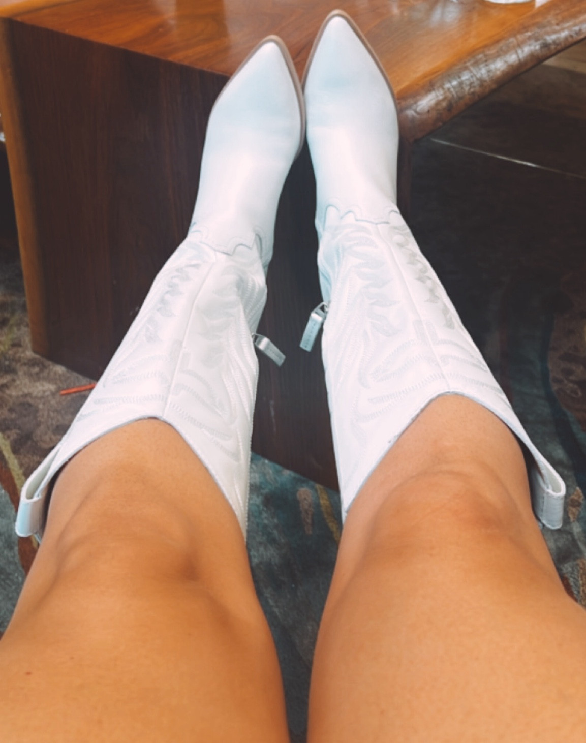 Dolce Vita western boot, I sized up half a size! 

#LTKSeasonal #LTKFestival #LTKmidsize