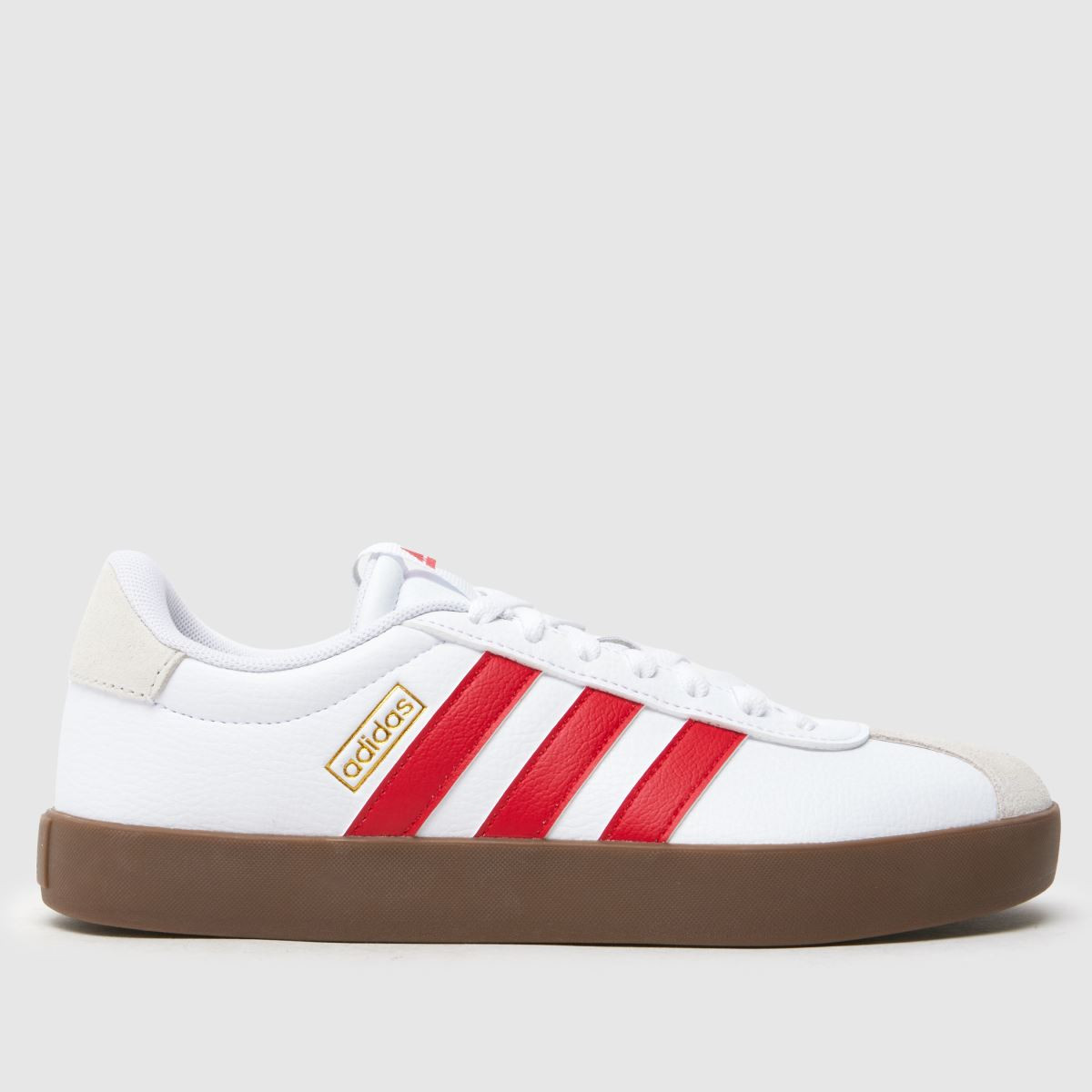 Womens White & Red adidas Vl Court 3.0 Trainers | schuh | Schuh