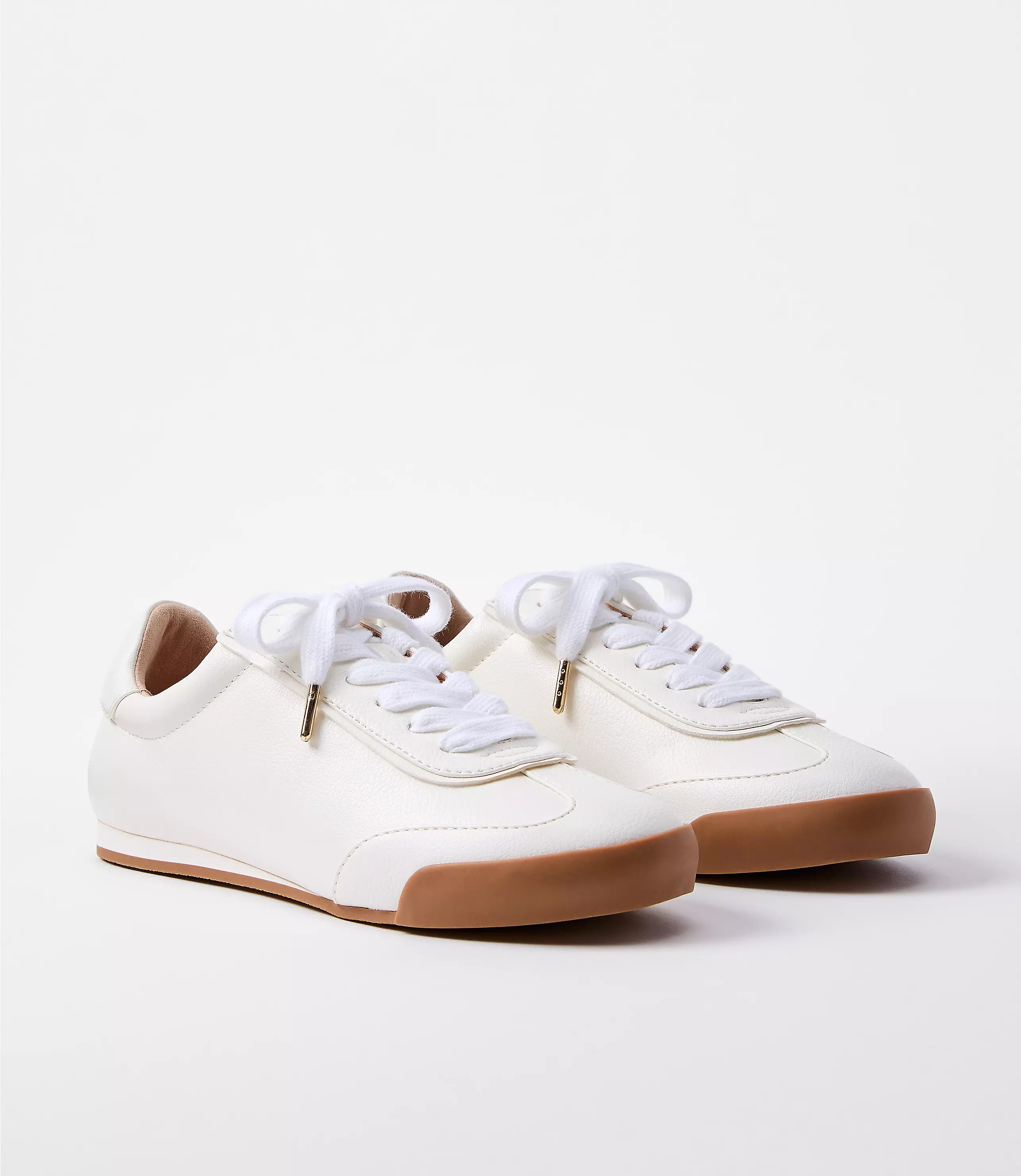 Metallic Low Profile Sneakers | LOFT