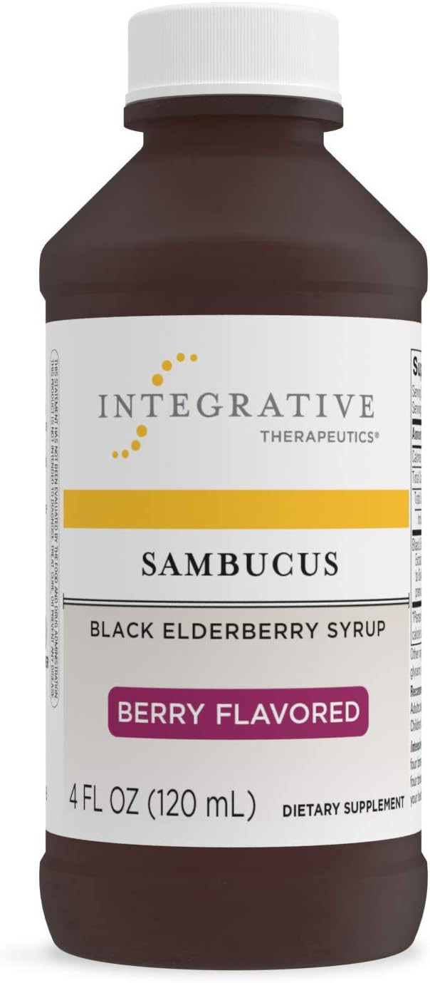 Integrative Therapeutics Sambucus Black Elderberry Syrup - Traditional Immune Support Supplement*... | Amazon (US)