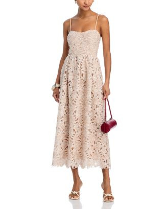 AQUA Lace Midi Dress - Exclusive  | Bloomingdale's Women | Bloomingdale's (US)