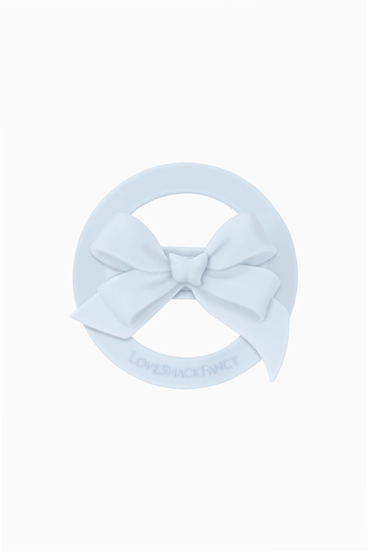Case-Mate x LoveShackFancy Magnetic Bow Phone Loop Grip Works With MagSafe - Blue | LoveShackFancy