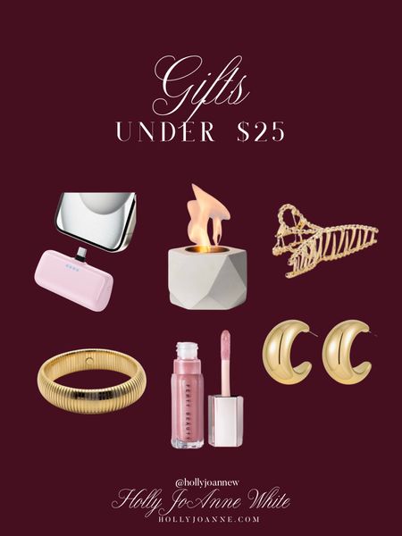 Gift Ideas Guide! Under $25!

Amazon | Holiday Gift | Christmas Gift| Last Minute Gifts | Stocking Stuffers | Coworker Gifts | Fast Shipping | Arrives by Christmas | Fenty Lipgloss | Gold Plated Jewelry | Revolve | Hair Clip | Tabletop Fire Bowl Concrete | Mini Portable IPhone Charger Power Bank | Cobra Bracelet 

#LTKfindsunder50 #LTKHoliday #LTKGiftGuide