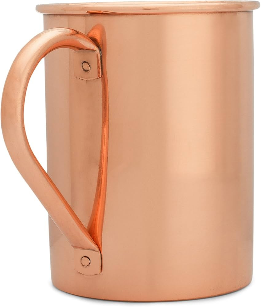 Copper Mules PURE Copper Mug RAW Copper Interior Ideal for Ayurvedic Health Benefits and Moscow M... | Amazon (US)