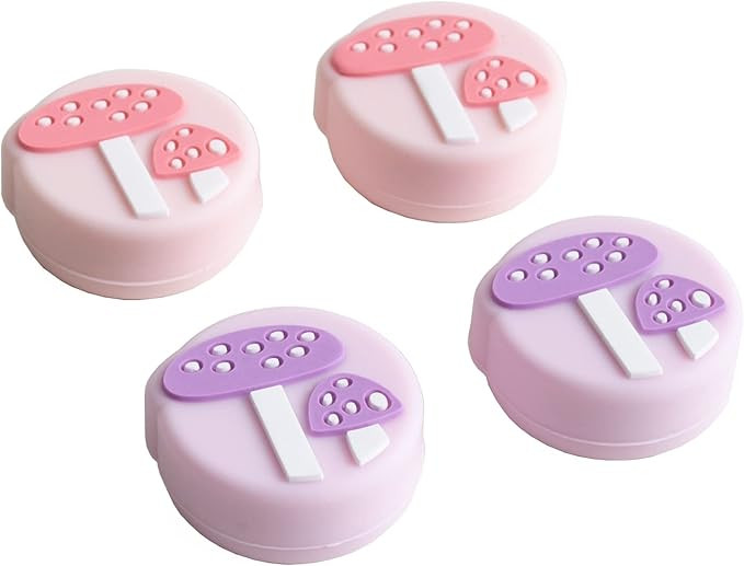 Cute Mushroom Thumb Grip Caps, Compatible with Nintendo Switch/Switch OLED/Switch Lite, Soft Sili... | Amazon (US)
