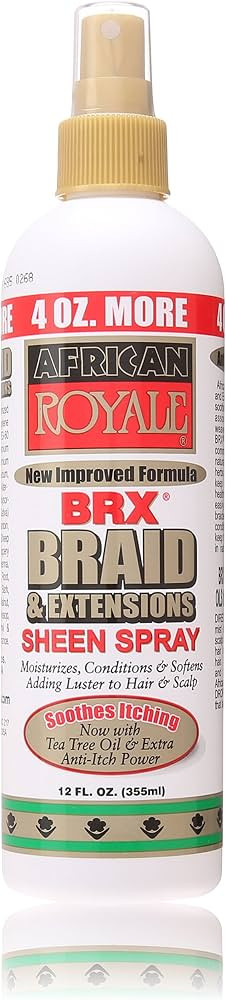 BB African Royale BRX Braid and Extensions Sheen Spray, 12 oz. | Amazon (US)