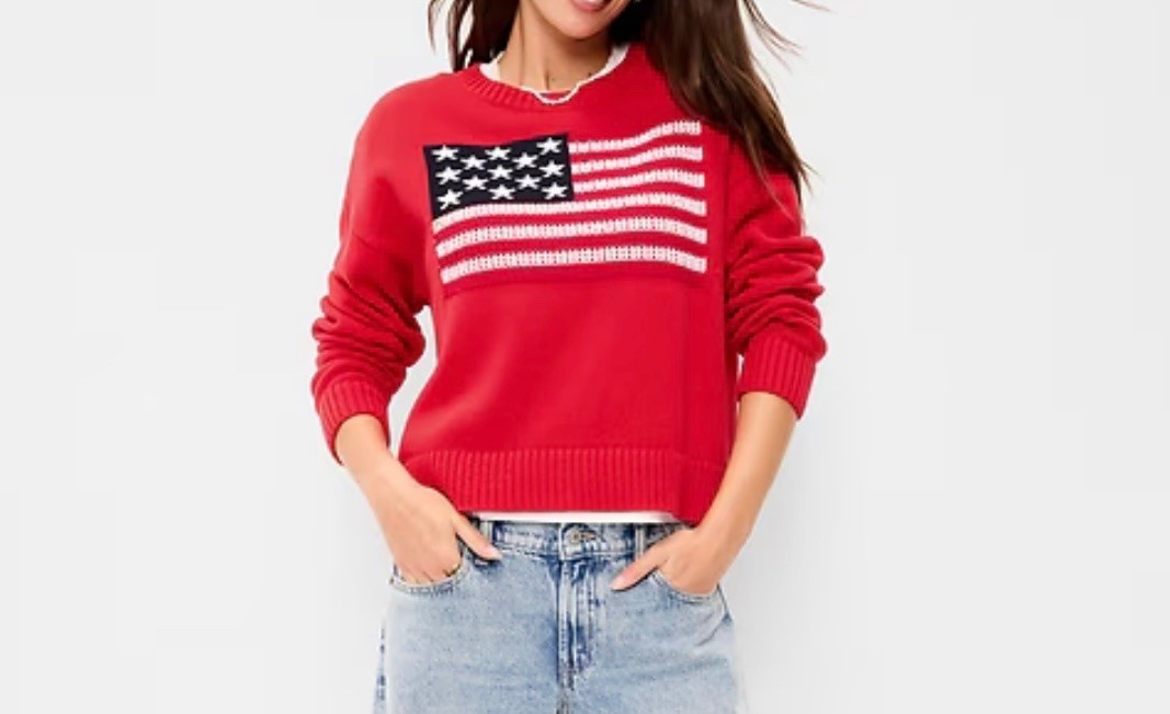Old Navy 50% off sale.

Seaside Cotton Long-Sleeve Flag Sweater

#LTKOver40 #LTKSaleAlert