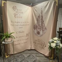 Girl Birthday Decoration Princess Backdrop Fairytale Party Castle Backdrop Ideas Theme Prince Princess | Etsy (US)