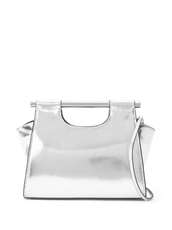 STAUD Mar metallic-effect Minibag - Farfetch | Farfetch Global