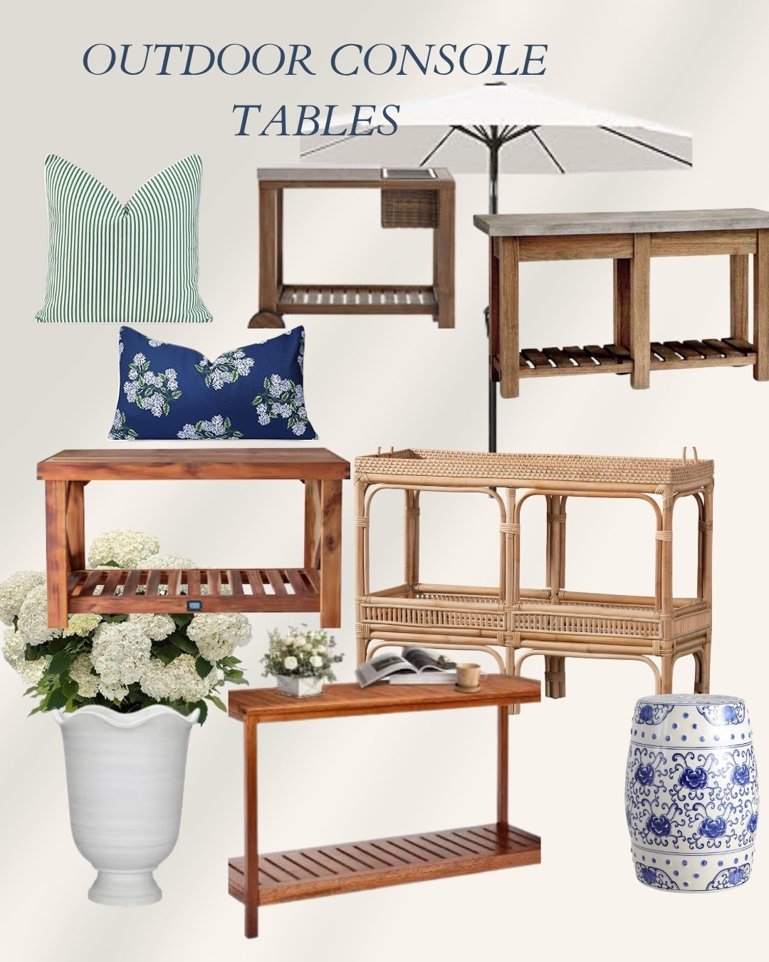 Console tables are perfect for the summer.

#LTKHome #LTKSeasonal