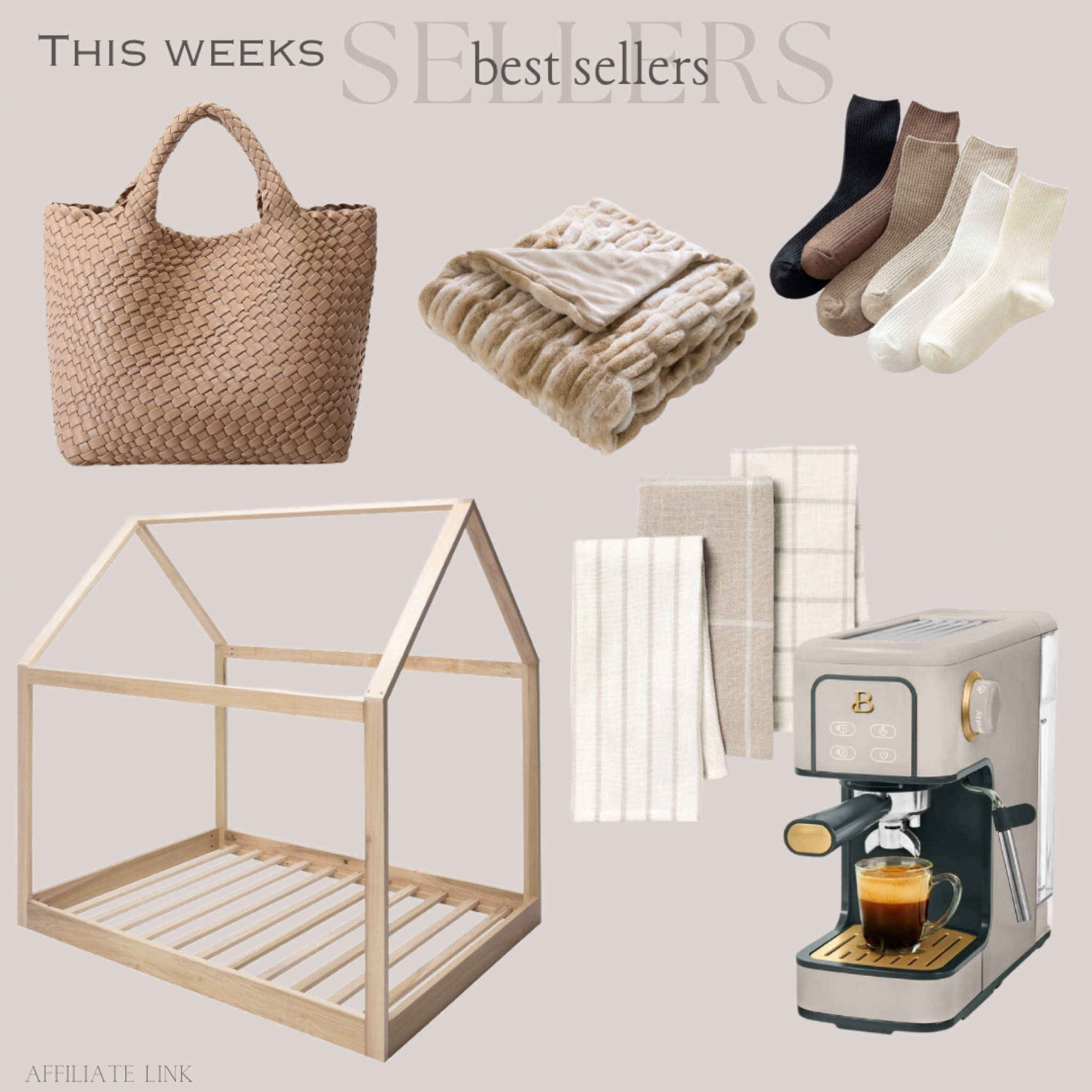 This weeks Best Sellers 


Tote bag | House bed | Girls bed | bedroom decor | Kitchen towel | Socks | Espresso machine 

#amazon #etsy #target #walmart 

#LTKkids #LTKitbag #LTKhome