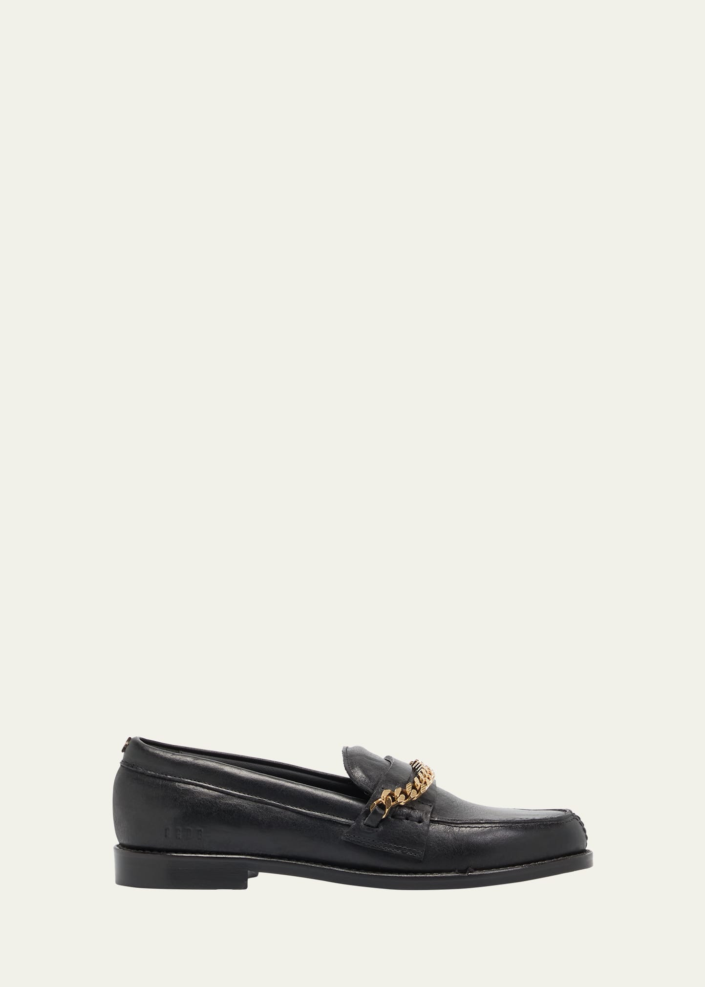 Golden Goose Jerry Chain Leather Penny Loafers | Bergdorf Goodman