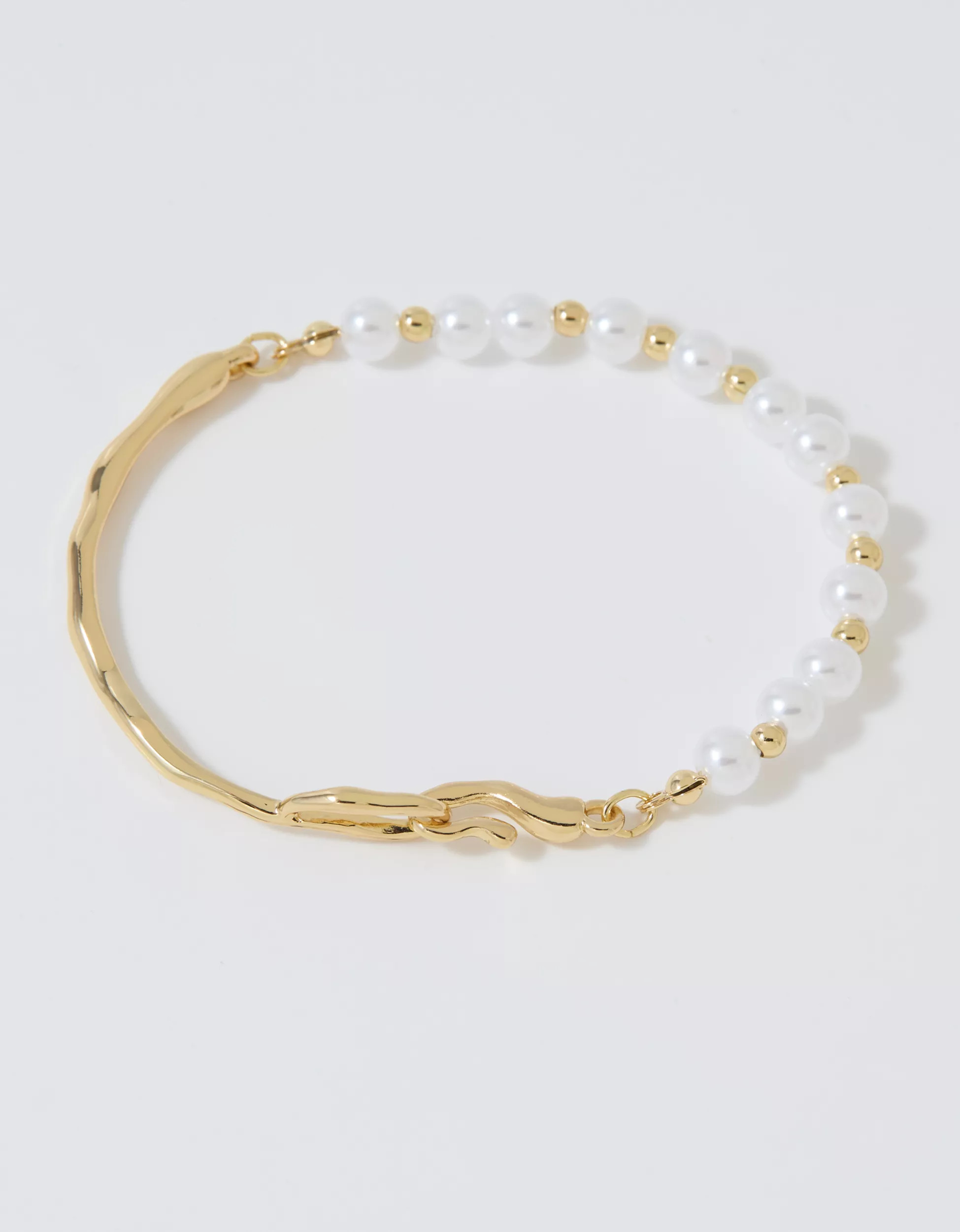 Aerie Pearl And Gold Bracelet | Aerie