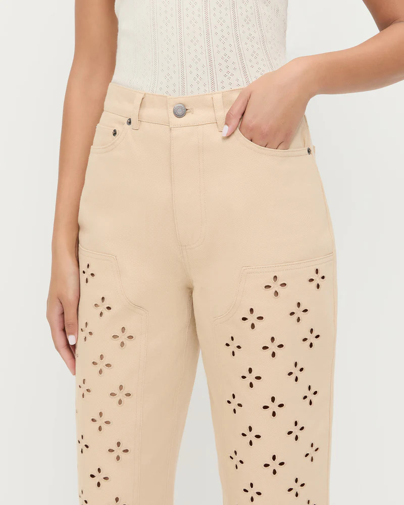 Demi Embroidered Pant | Loeffler Randall
